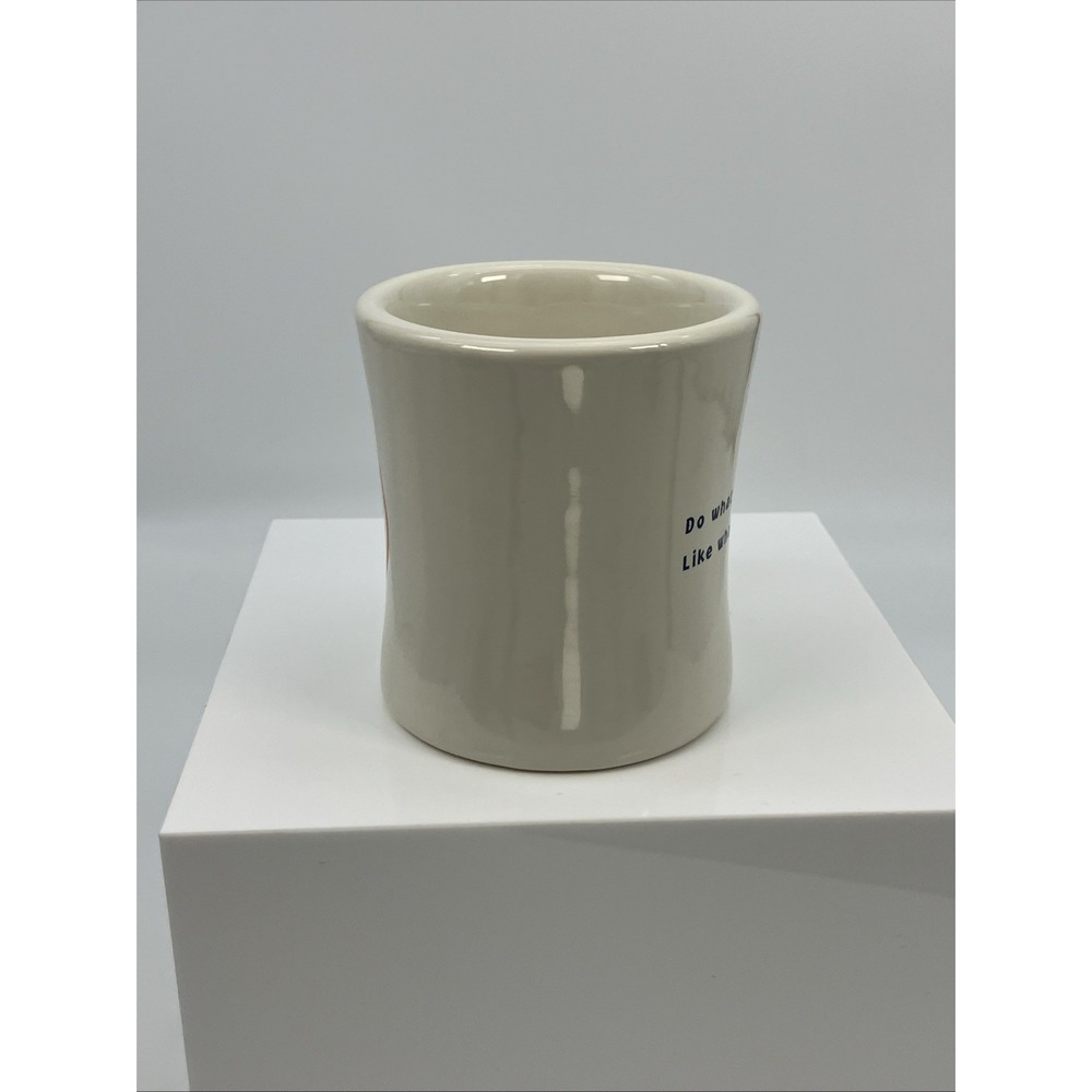 Life is Good Coffee Mug Diner Style Heavy Classic Cup Logo "Do what you like" - Picture 8 of 10